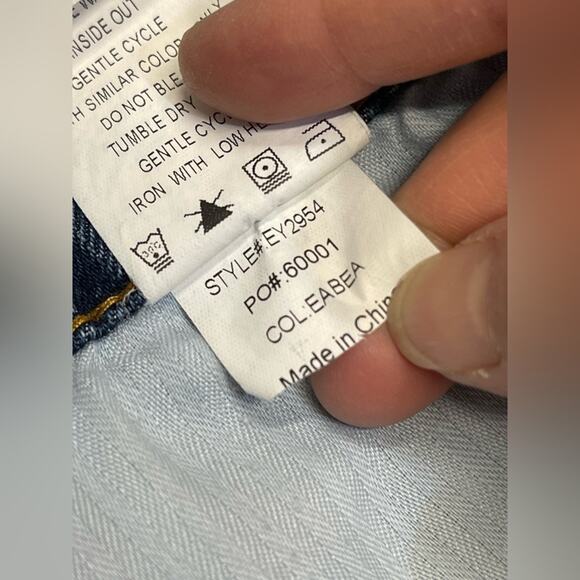 Anthropologie Level 99 Everyday Denim Jeans Size 27 Stretch Midwash blue jeans - Picture 7 of 14
